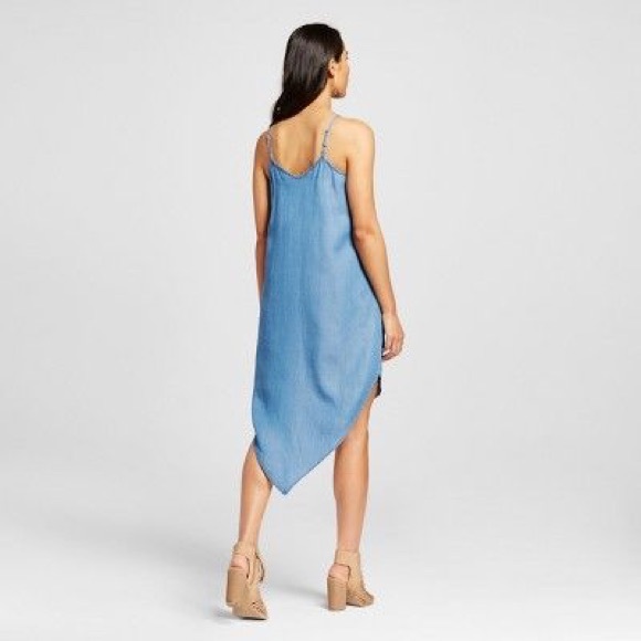 NEW Knox Rose Chambray Handkerchief Midi Dress - Picture 5 of 5